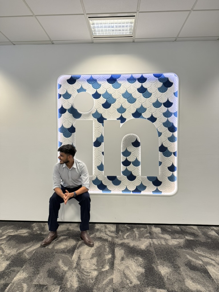 Mohit at LinkedIn office